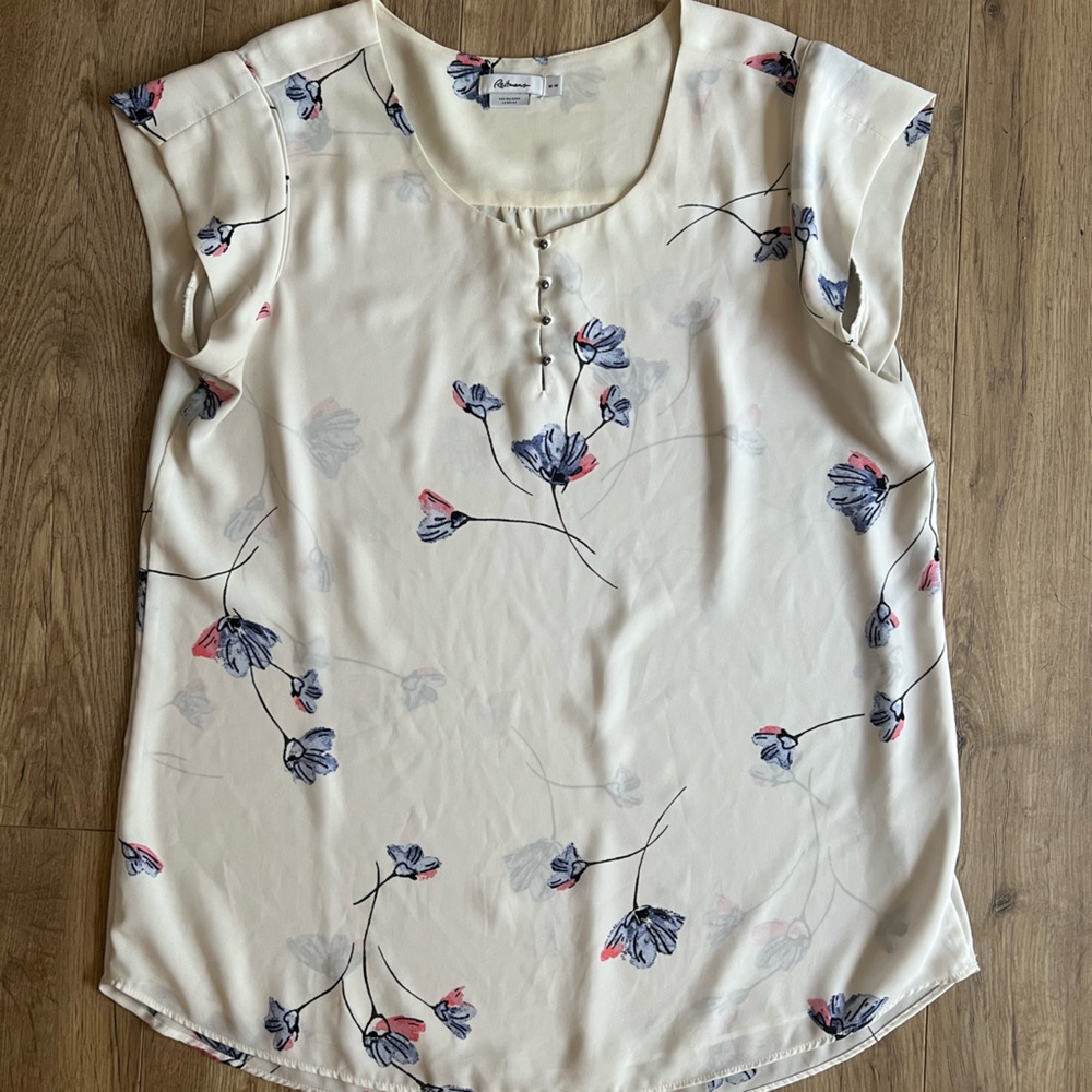 White Cap Sleeve Blouse